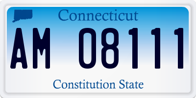 CT license plate AM08111