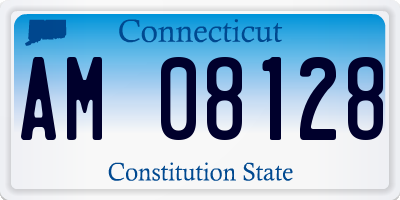 CT license plate AM08128