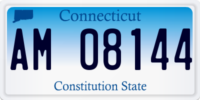 CT license plate AM08144