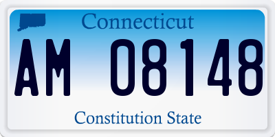 CT license plate AM08148