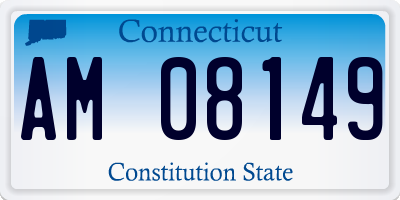 CT license plate AM08149