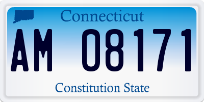 CT license plate AM08171