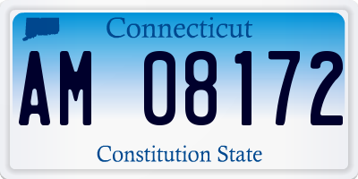 CT license plate AM08172