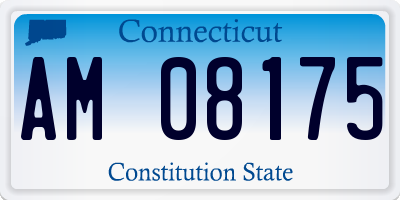 CT license plate AM08175