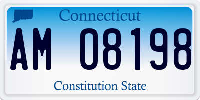 CT license plate AM08198