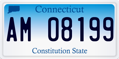 CT license plate AM08199