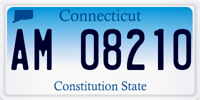 CT license plate AM08210