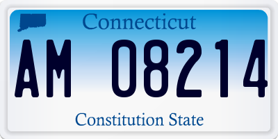 CT license plate AM08214