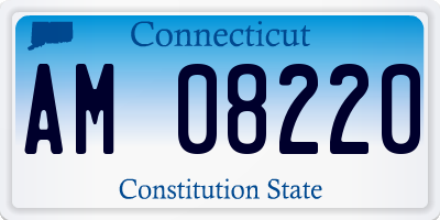 CT license plate AM08220
