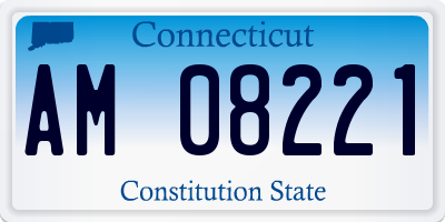 CT license plate AM08221