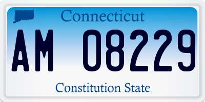 CT license plate AM08229