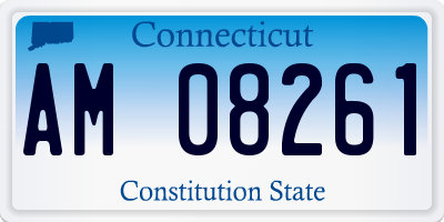 CT license plate AM08261