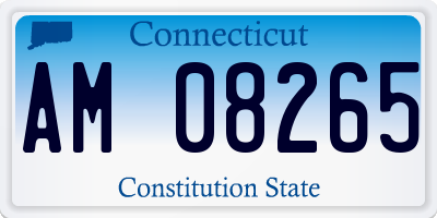 CT license plate AM08265