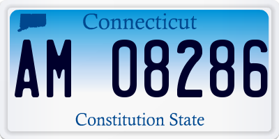CT license plate AM08286
