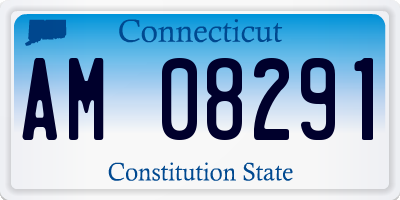 CT license plate AM08291