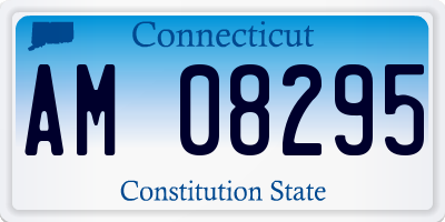 CT license plate AM08295