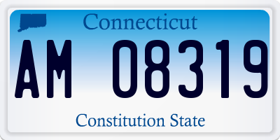CT license plate AM08319