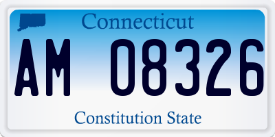 CT license plate AM08326