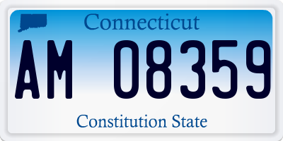CT license plate AM08359