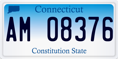 CT license plate AM08376