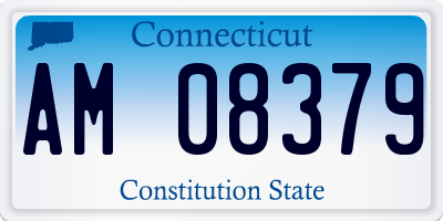 CT license plate AM08379