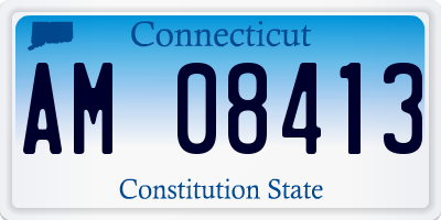 CT license plate AM08413