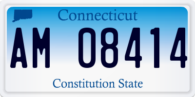 CT license plate AM08414