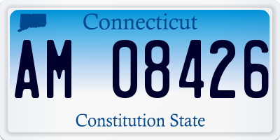 CT license plate AM08426