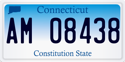 CT license plate AM08438