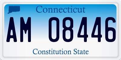 CT license plate AM08446