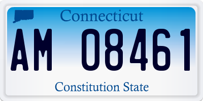 CT license plate AM08461