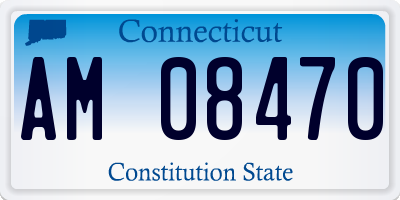 CT license plate AM08470