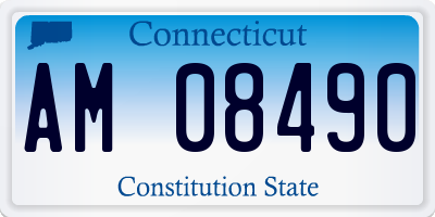 CT license plate AM08490