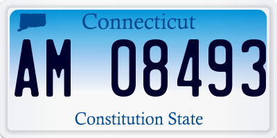 CT license plate AM08493