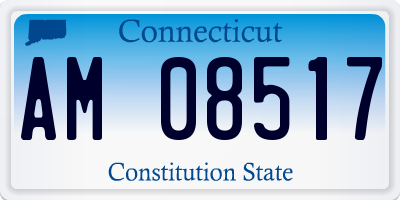 CT license plate AM08517