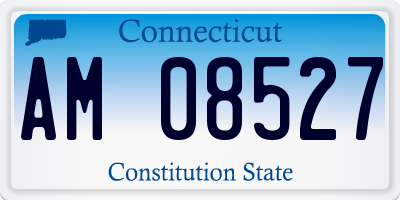 CT license plate AM08527