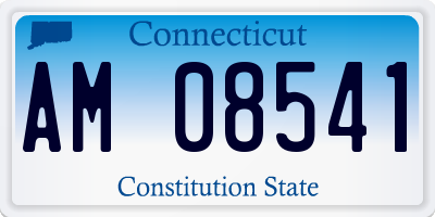 CT license plate AM08541
