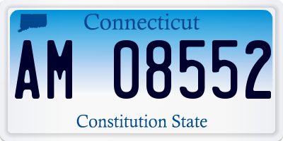 CT license plate AM08552