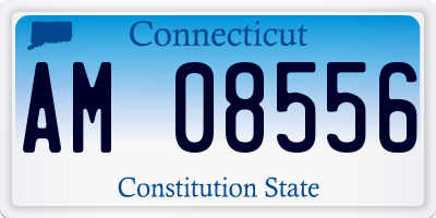 CT license plate AM08556