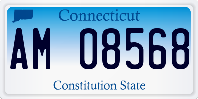 CT license plate AM08568