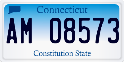 CT license plate AM08573