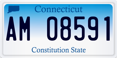 CT license plate AM08591