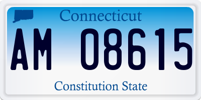 CT license plate AM08615