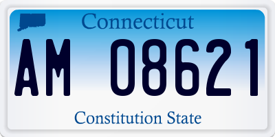CT license plate AM08621