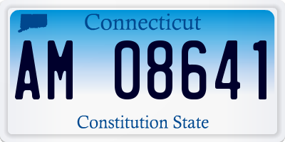 CT license plate AM08641