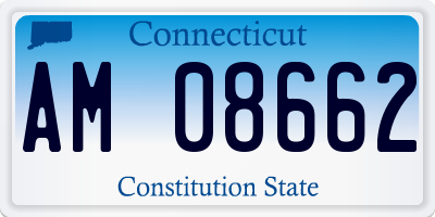CT license plate AM08662