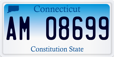 CT license plate AM08699