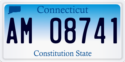 CT license plate AM08741