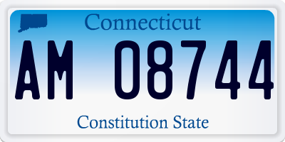 CT license plate AM08744