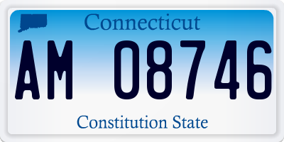 CT license plate AM08746